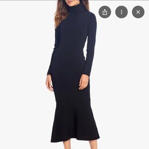 ANTONIO MELANI Black Midi Dress